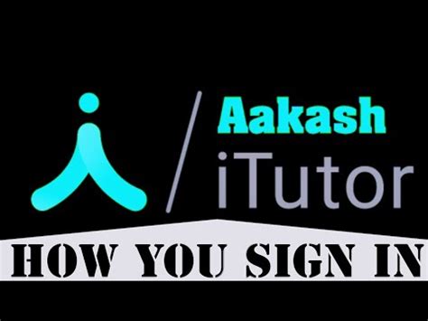 aakash itutor sign in.